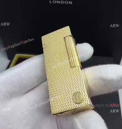 Best Fake Dunhill Lighter Gold Wave Lighter